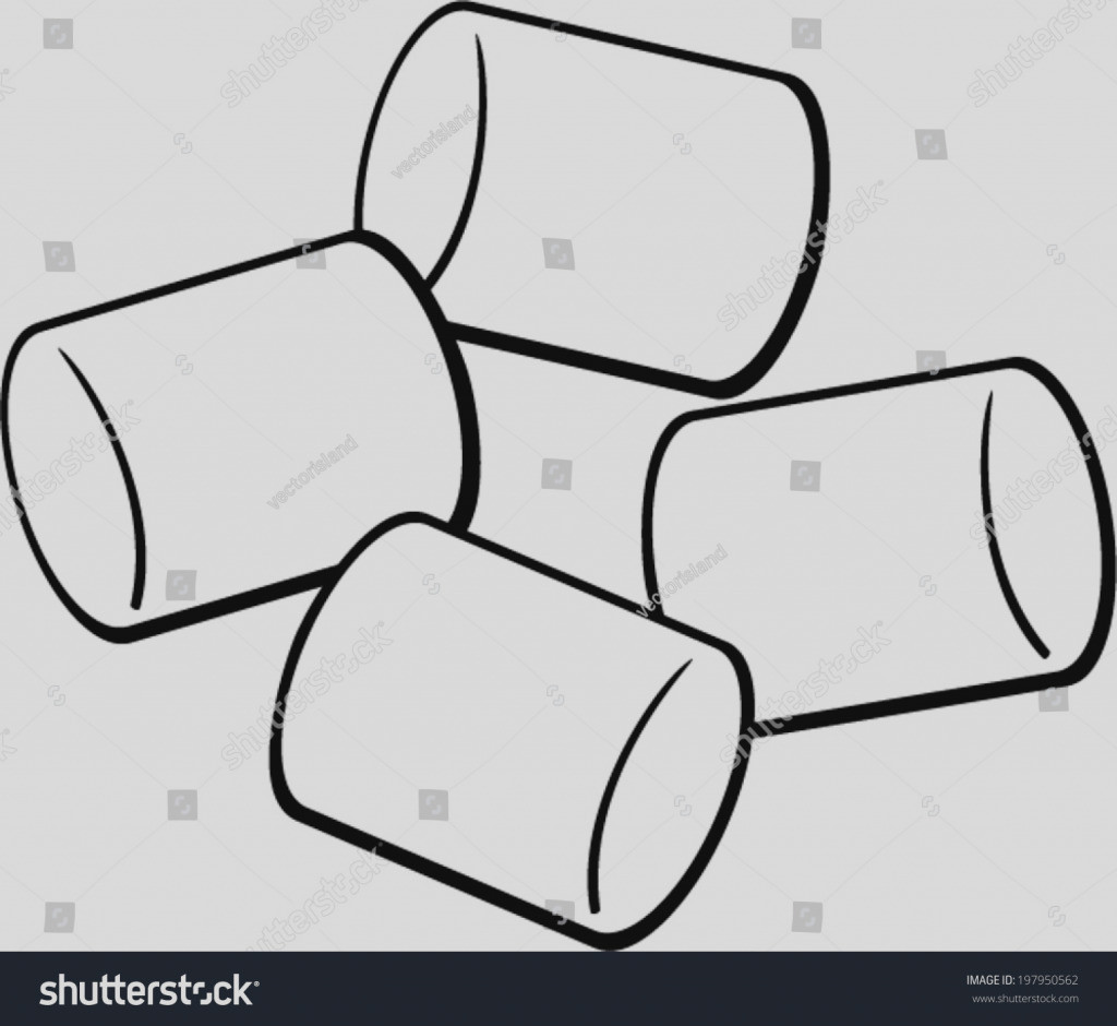Marshmallow clipart black and white 3 » Clipart Station.