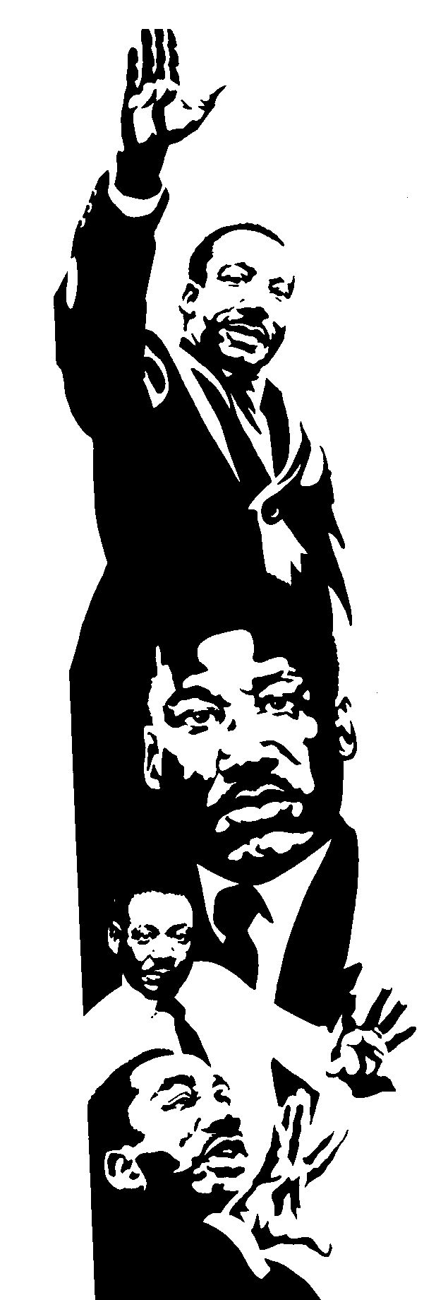 martin luther king jr black and white clipart 20 free Cliparts