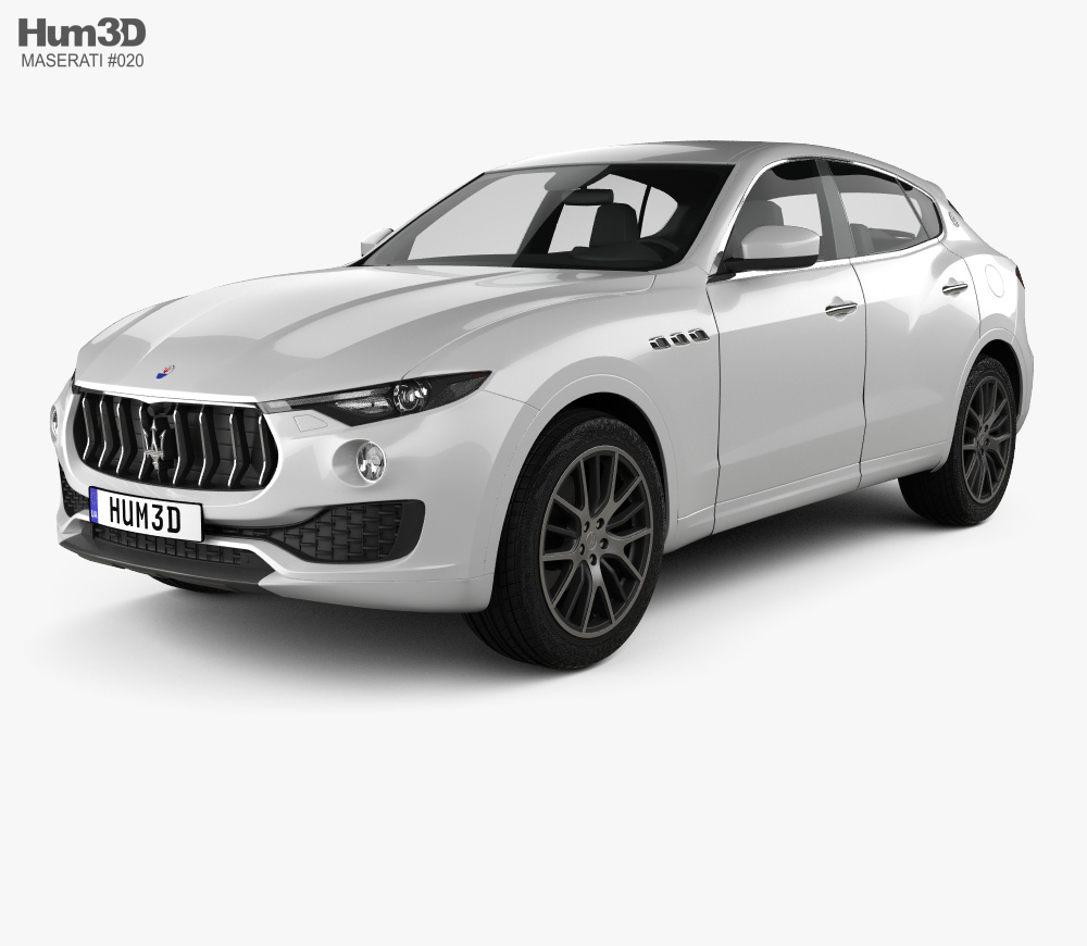 Maserati Levante 2017 3D model.