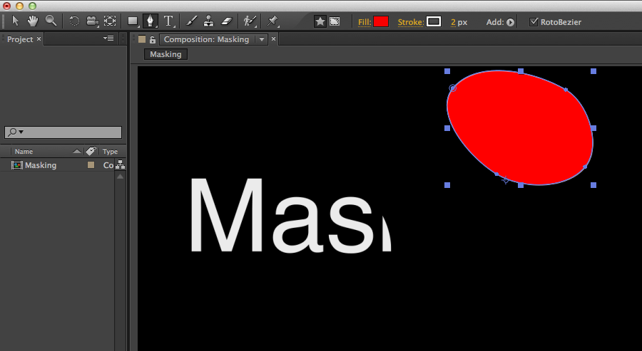 Mask vs Shape Layers in After Effects.