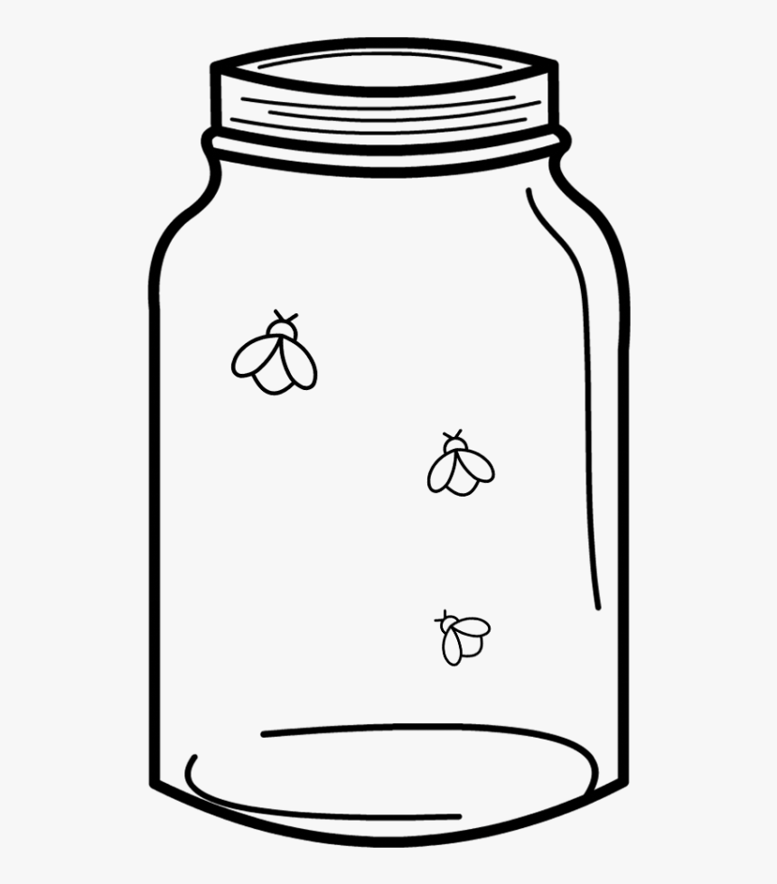 Free Cut File Download Mason Jar & Fireflies, Free.