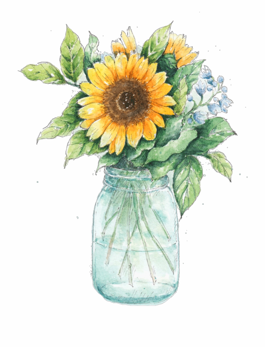 This Site Contains All About 85 Watercolor Sunflower.