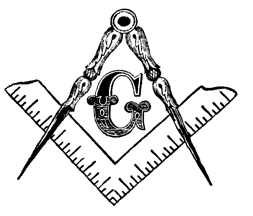 Compass masonic clipart and freemason symbols square.