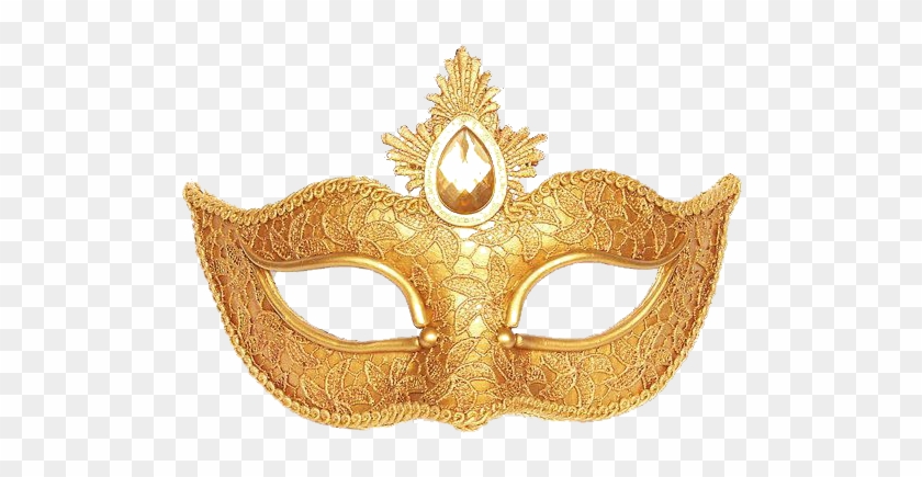 Mardi Golden Ball Gold Masquerade Gras Mask Clipart.