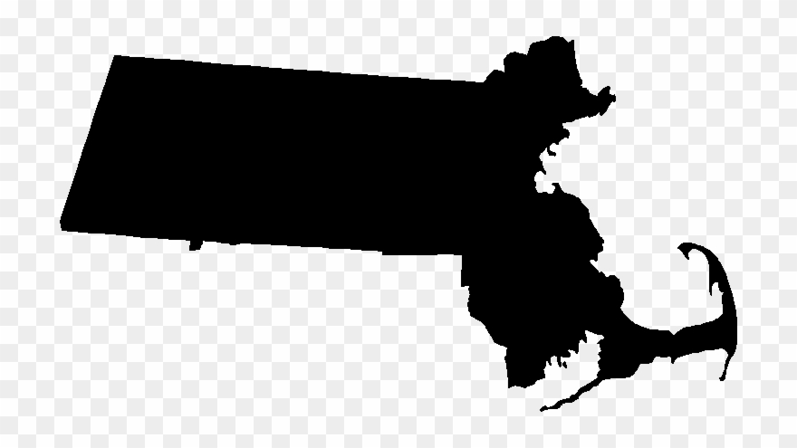 Massachusetts Silhouette Clipart (#172923).