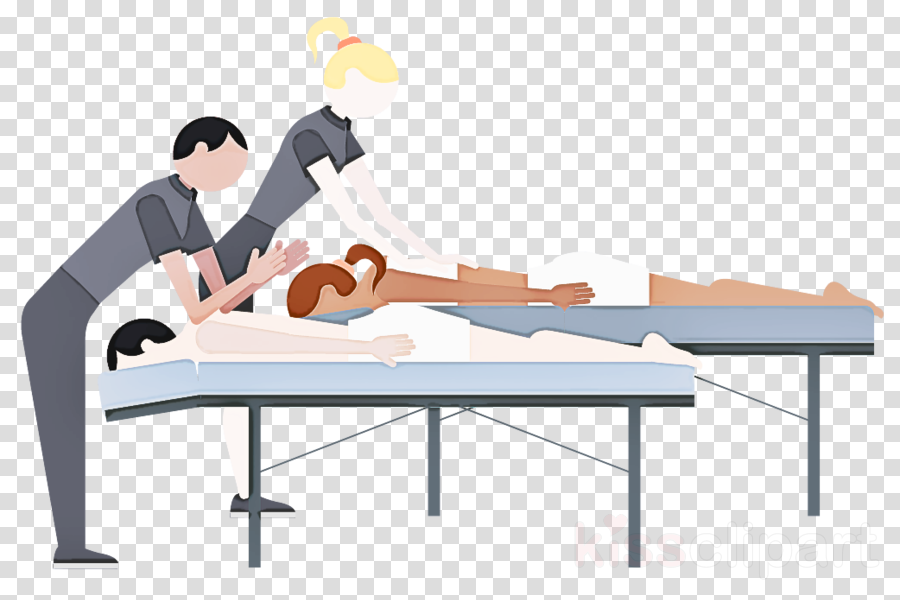 massage table table furniture desk sitting clipart.