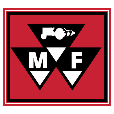 Massey Ferguson Triangle Logo 20x 22 Vinyl Banner.