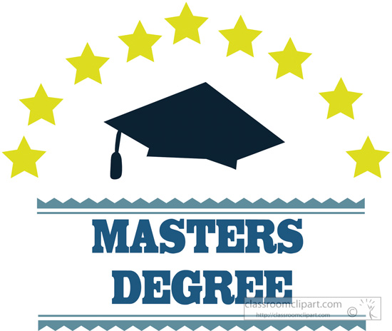 Masters Degree Clipart.
