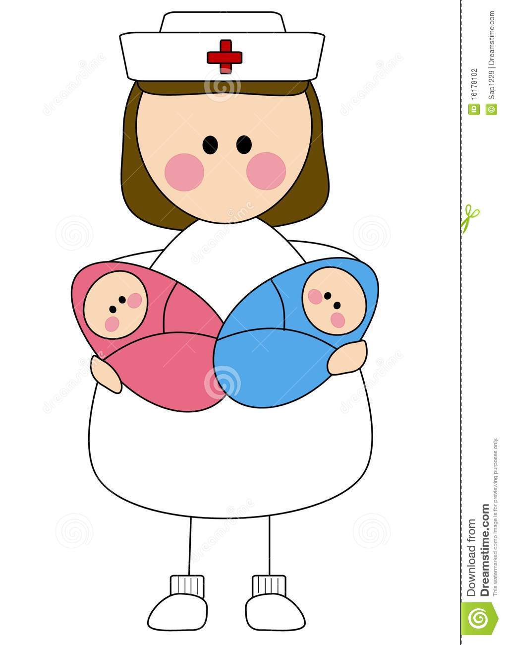 Maternity Nurse Clipart.