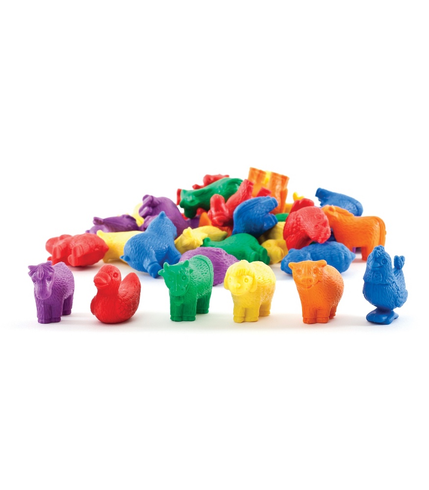The Thinking Kids® Math Farm Animal Counters are a perfect way to.
