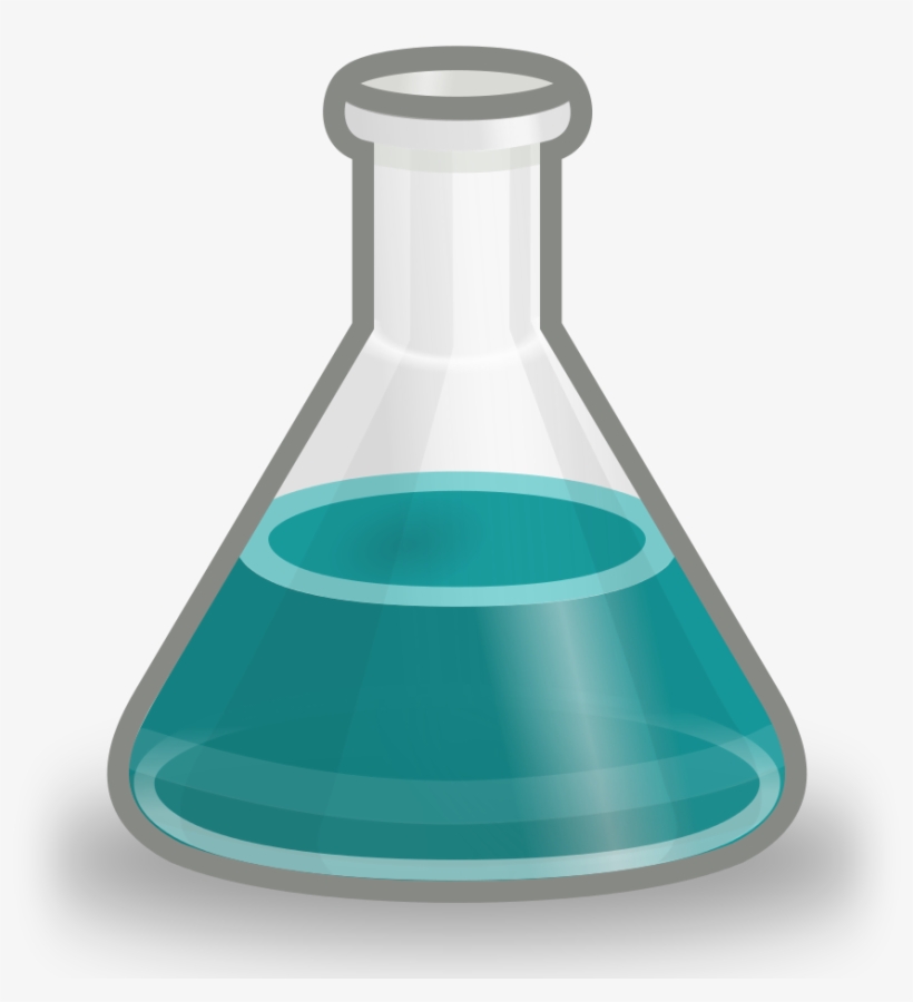 Conical Flask Teal.