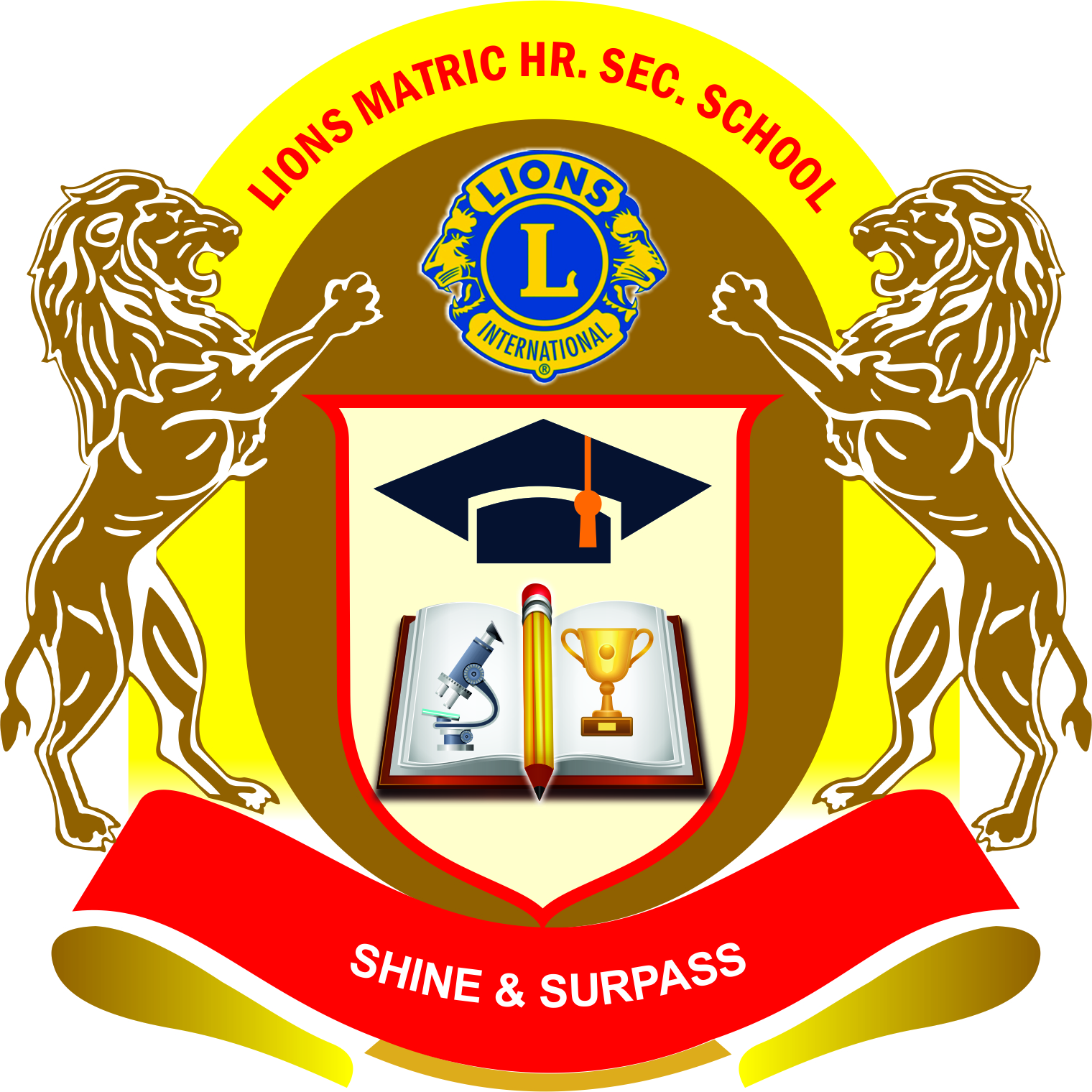 Lions School Education In Idaiyangudi Road, Lions School.