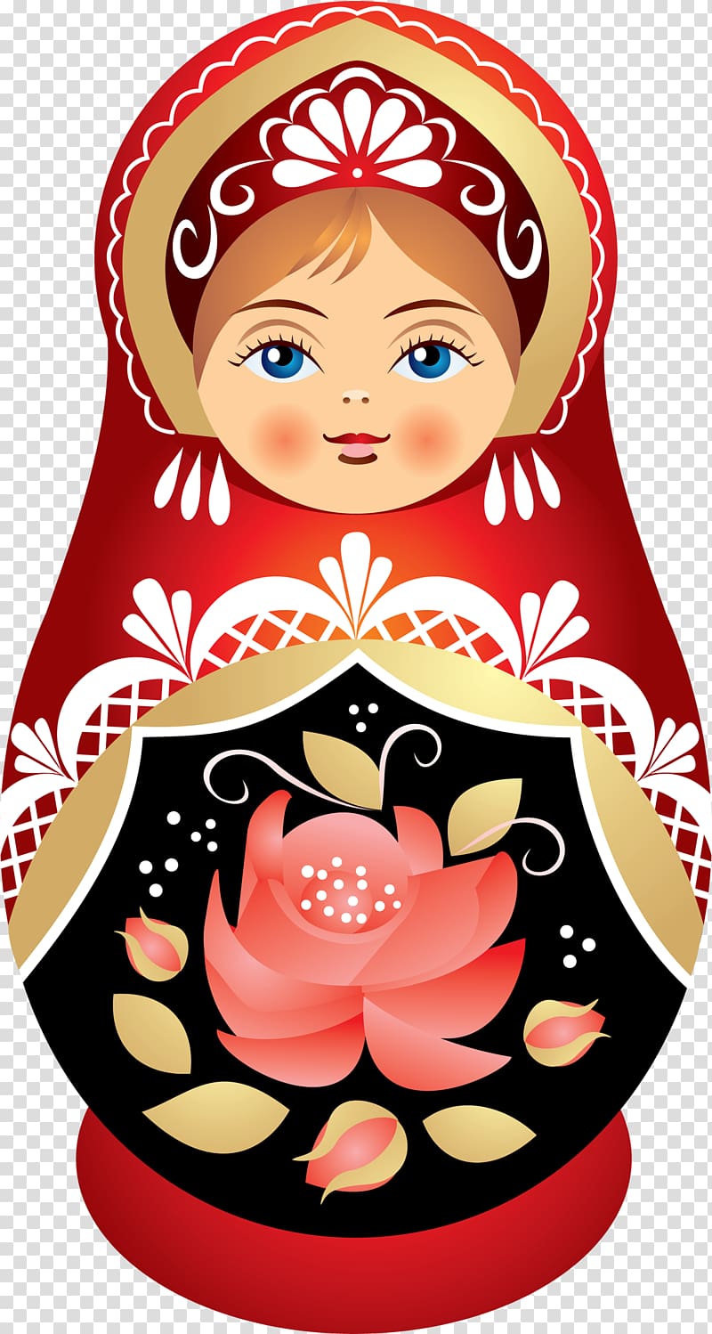 Matryoshka doll Sarafan , basil transparent background PNG.