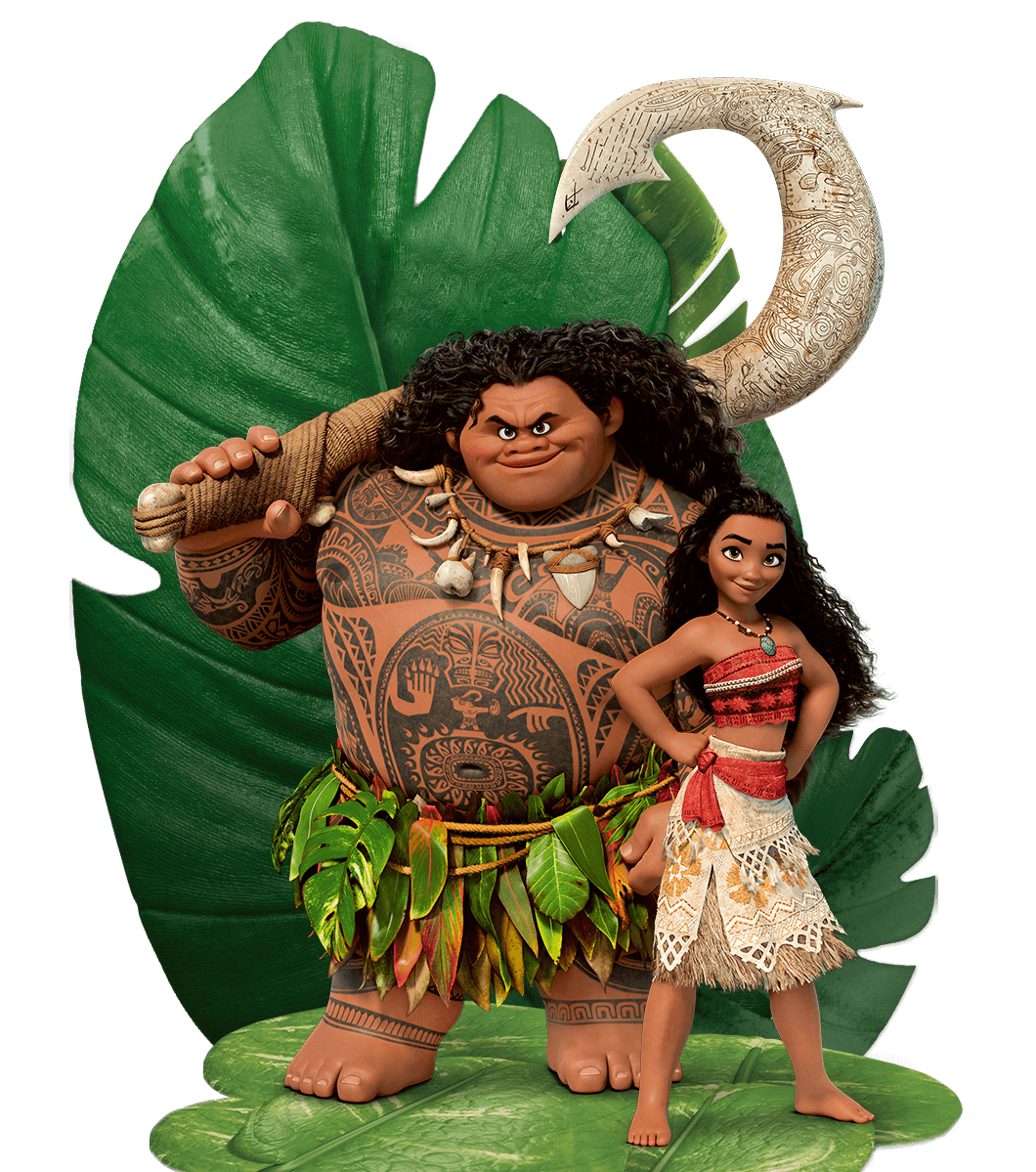 Moana e Maui Transparent PNG #46110.