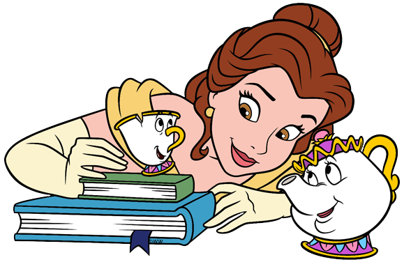 Beauty and the Beast Group Clip Art Images.