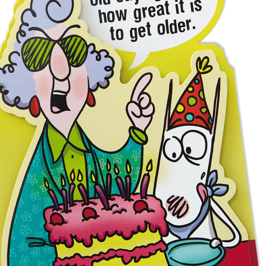 Comic Birthday Cards Free Maxine Better Old Than Pregnant Funny Free