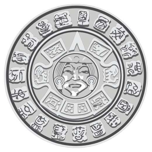 Mayan calendar clipart.