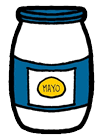 Mayonnaise Clipart.