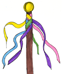 Maypole Clipart.