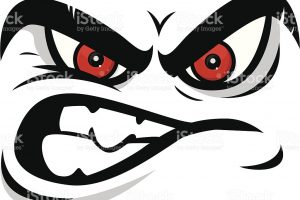 Mean face clipart 3 » Clipart Station.