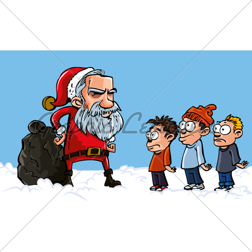 Showing post & media for Mean santa cartoon.