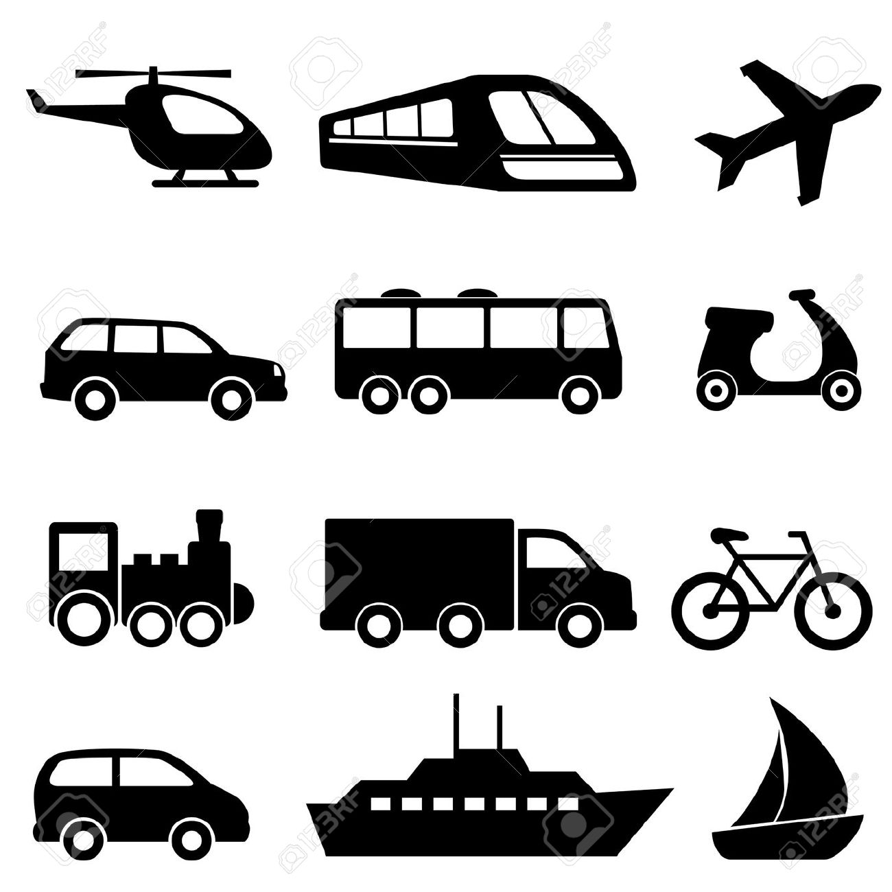 Public means of transportation clipart 20 free Cliparts | Download