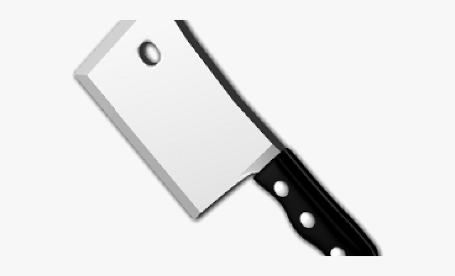 Knife Clipart Meat Cleaver.