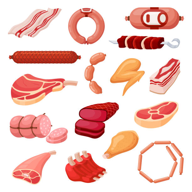 Best Meat Illustrations, Royalty.