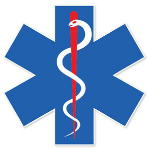 Details about Medical Alert Symbol EMS EMT medics sticker 4\