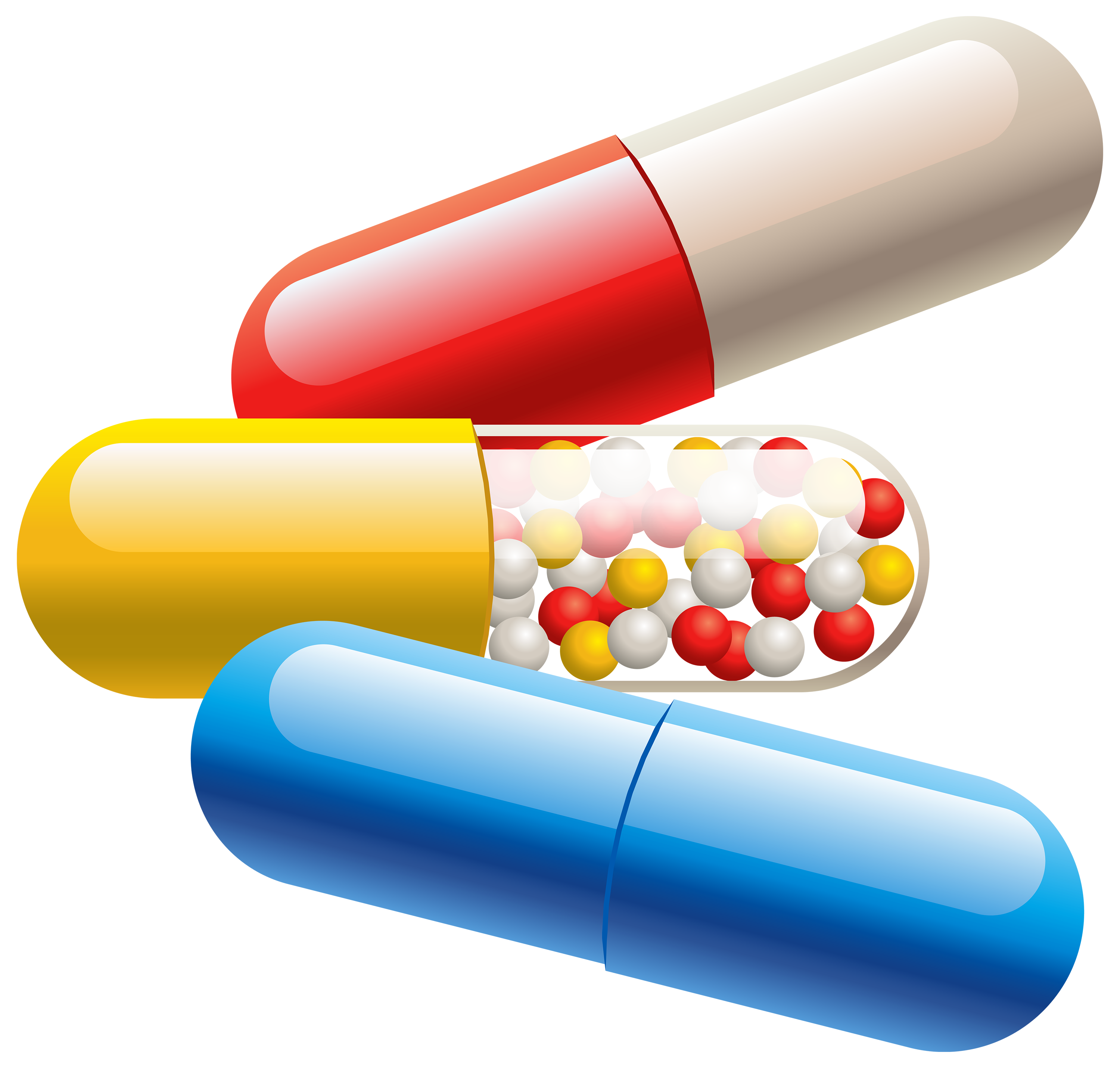 Pill Capsules PNG Clipart.