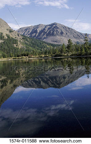 Pictures of Two Medicine Lake Glacier National Park Montana USA.