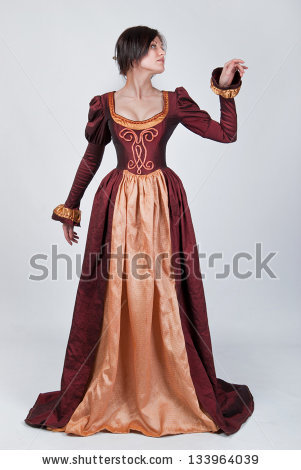 Medieval Woman Stock Images, Royalty.