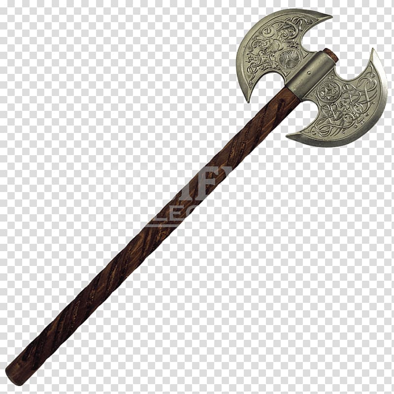 Middle Ages Knife War hammer Battle axe, ax transparent.