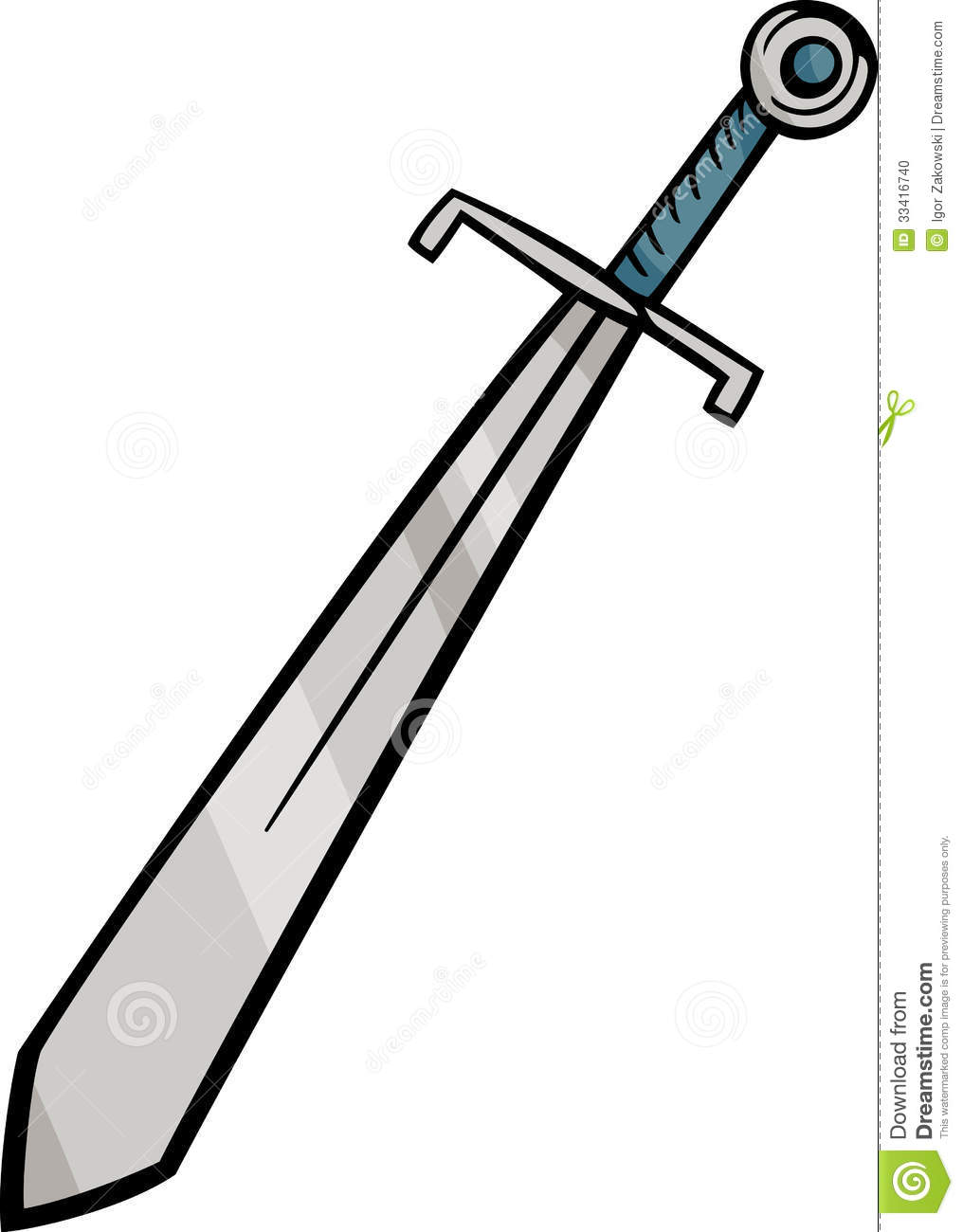 Medieval Sword Clipart.