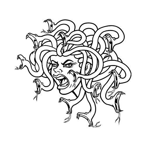 medusa clipart black and white 10 free Cliparts | Download images on ...