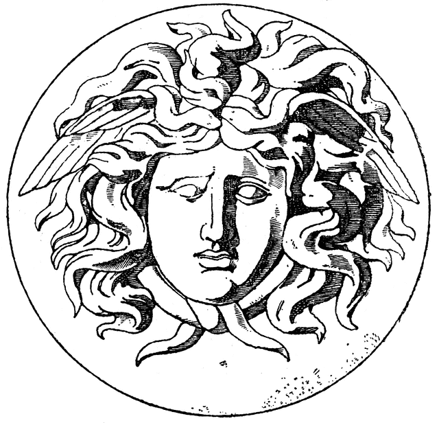 Medallion Medusa Head.