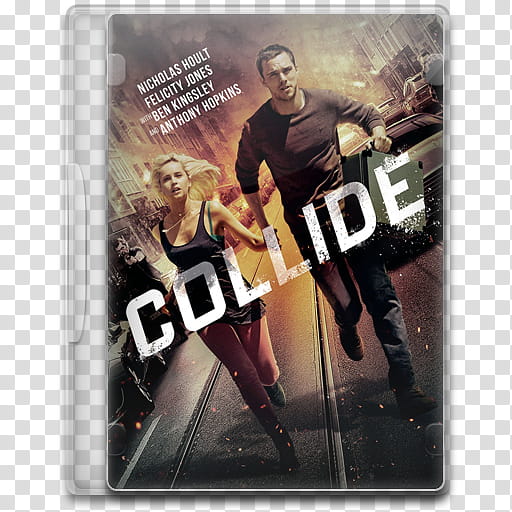 Movie Icon Mega , Collide, Collide DVD case art transparent.