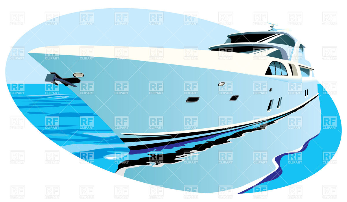 mega yacht cartoon