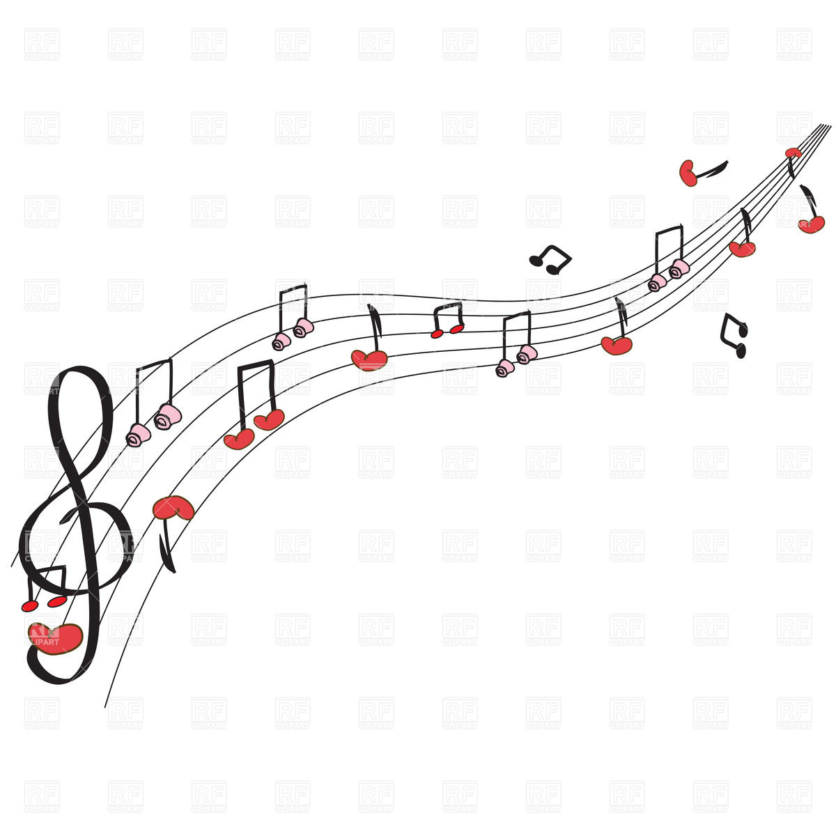 Melody music clipart.