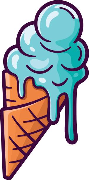 Best Melted Ice Cream Illustrations, Royalty.