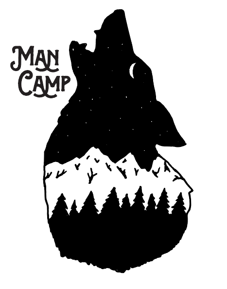 Man Camp men\'s retreat logo.