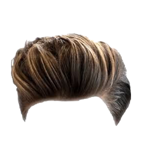 Mens Hair PNG Image.