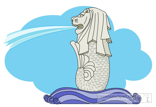 Free Merlion Illustration Free Vector Download 391139 | CannyPic