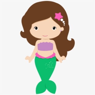 Mermaids Clipart And Papers Pack, Mermaids Clipart.