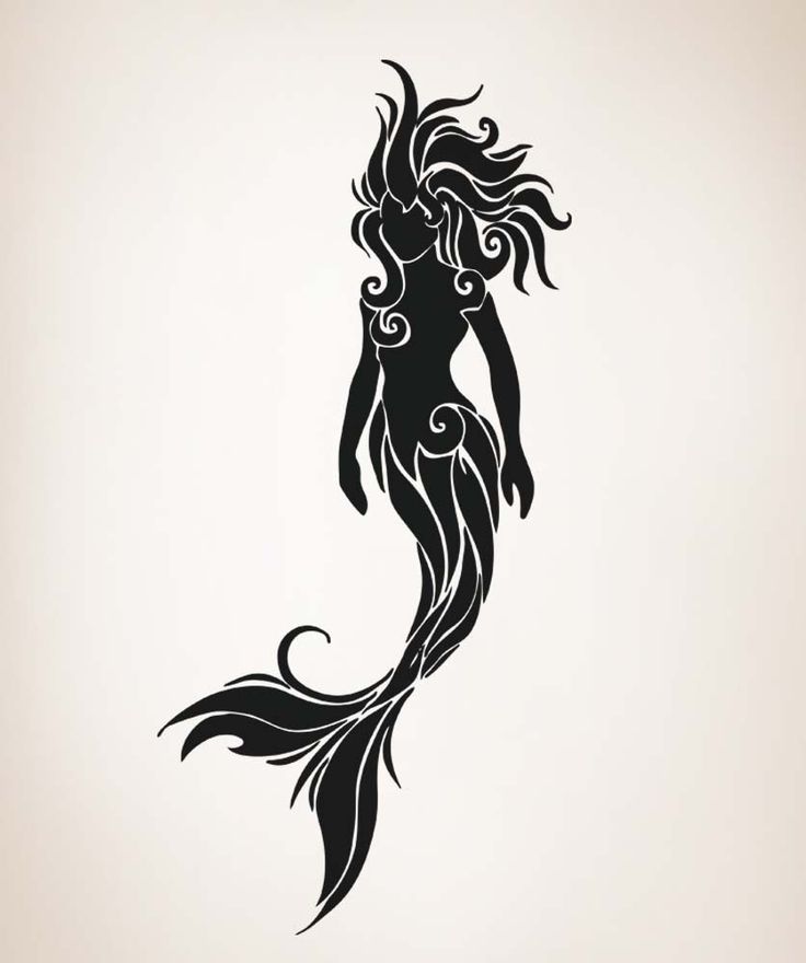 Download mermaid clipart silhouette on side 20 free Cliparts ...