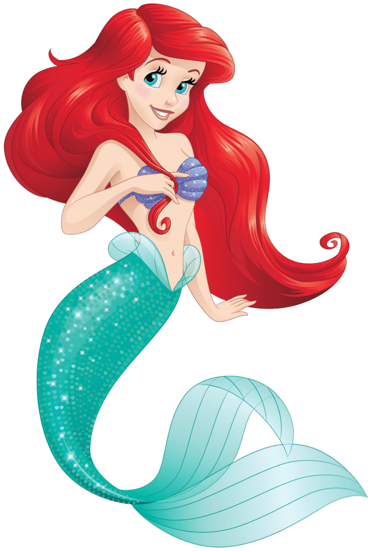 Ariel Mermaid transparent PNG.