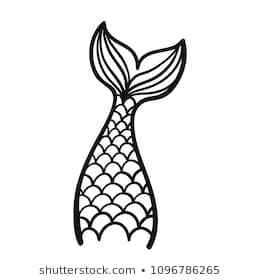 Download mermaid tail clipart black and white 10 free Cliparts ...