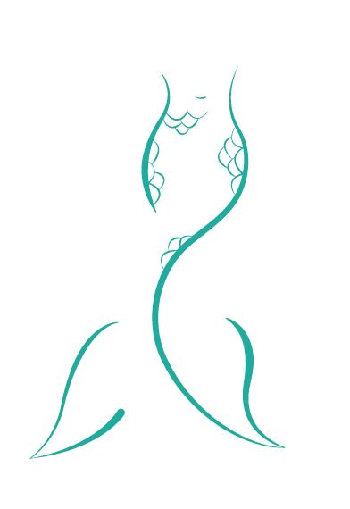 mermaid tail coming out of water clipart - Clipground