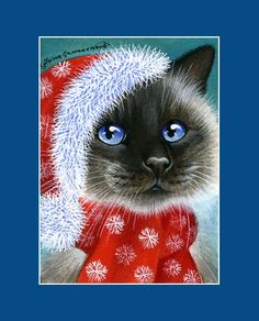 659 Best Christmas cat clipart images in 2019.