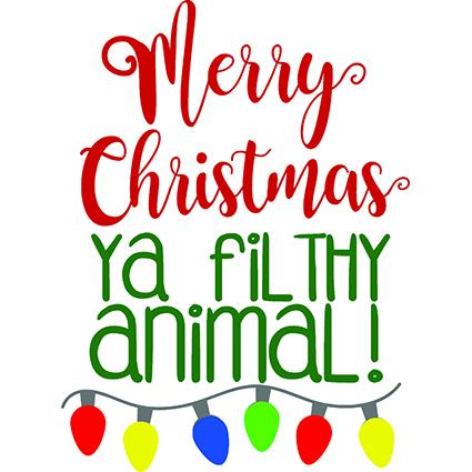 merry christmas ya filthy animal clipart 10 free Cliparts | Download